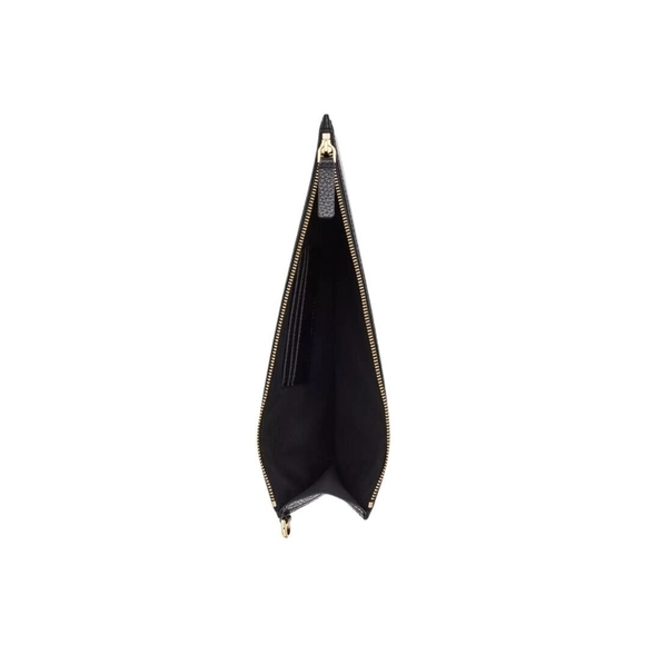 🆕️ Marc JacobsThe Leather Large Pouch Black NWT 💕 - Picture 3 of 3